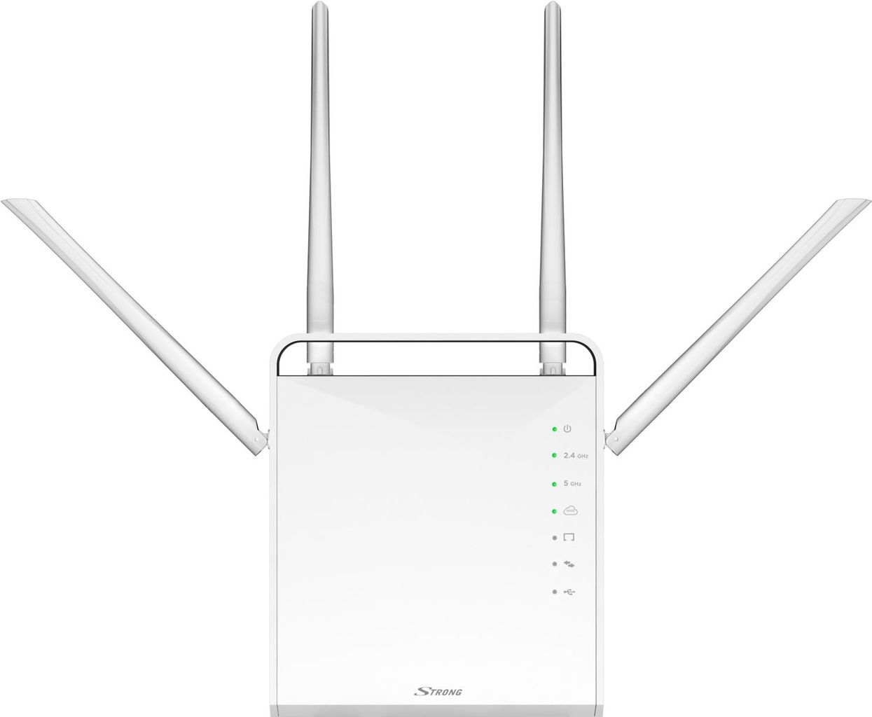Strong Dual Band Gigabit Router 1200 - Wireless Router - 4-Port-Switch - GigE - 802.11a/b/g/n/ac - Dual-Band
