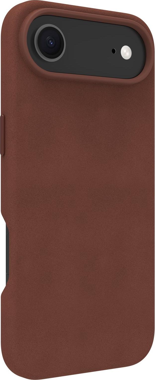 dbramante1928 Roskilde - Hintere Abdeckung für Mobiltelefon - MagSafe-Kompatibilität - genarbtes Leder - Dark Tan - für Apple iPhone Air (RO66GT006638)