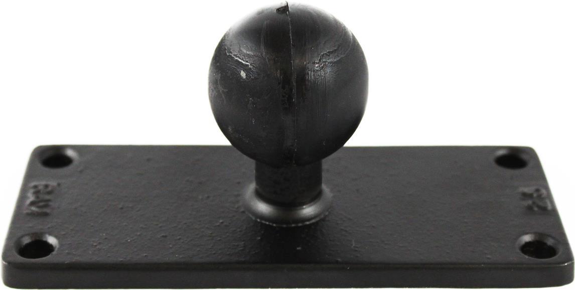 RAM Mounts rechteckige Basisplatte (50,8 x 127 mm) mit C-Kugel (1.5 ) - im Polybeutel (RAM-202U-25)