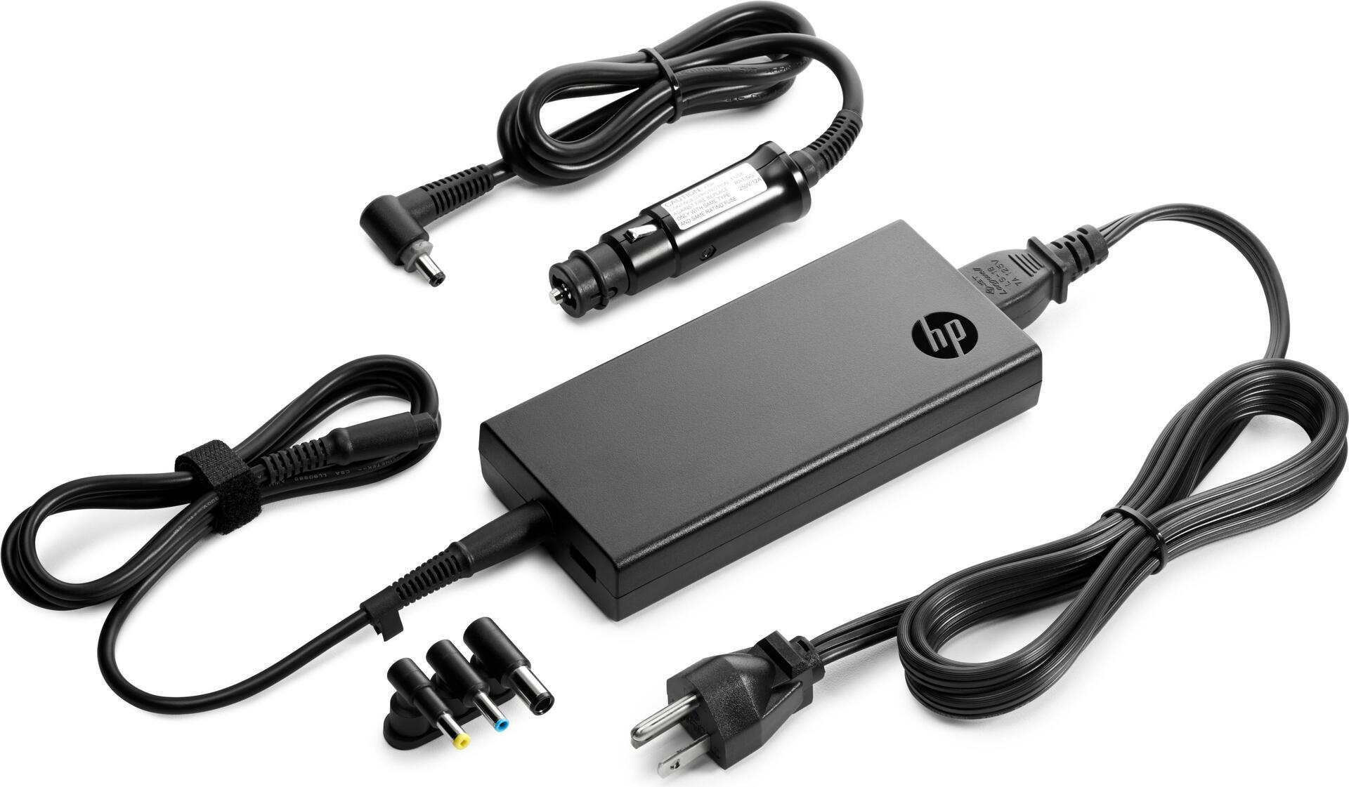 HP Smart Slim - Netzadapter - Wechselstrom / Auto / Flugzeug - 90 Watt (geöffnet)