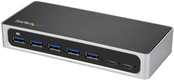 StarTech.com 7 Port USB-C Hub - USB C auf 5x USB-A und 2x USB Type-C - USB 3.0 - 7 Port USB Hub - Powered USB Hub - USB Typ C auf USB - Hub - 5 x SuperSpeed USB 3.0 + 2 x USB-C - Desktop