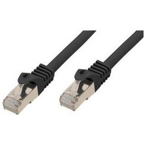S-Conn Handels Shiverpeaks BASIC-S - Patch-Kabel - RJ-45 (M) zu RJ-45 (M) - 30,0m - SFTP, PiMF -Cat.7 Rohkabel (Kabel) / CAT 6a (Anschlüsse) - halogenfrei, geformt, ohne Haken - Schwarz (BS75530-S)