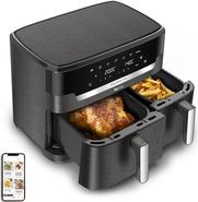 Tefal Doppel-Heißluft-Fritteuse, rechteckig, Display, Touch-Funktion, 11 l Fassungsvermögen, minimal (1461537)