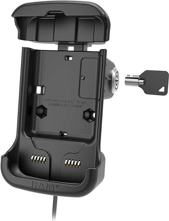 RAM Mounts Form-Fit Halteschale (Schlüsselverriegelung) für Honeywell CT50, CT60 & CT60 XP Diese RAM Mounts Form-Fit (Schlüsselverriegelung) Halteschale ist für das Honeywell CT50, CT60 & CT60 XP geeignet. Zur Einlage wird der obere Teil der Halteschale n
