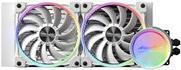 EKL Alpenföhn Gletscherwasser 240 - Prozessor-Flüssigkeitskühlsystem - Kühlergröße: 240 mm - (für: LGA1156, AM2, AM2+, LGA1366, AM3, LGA1155, AM3+, LGA2011, FM1, LGA1150, LGA2011-3, LGA1151, AM4, LGA2066, TR4, sTRX4, LGA1200) - Kupfer - 120 mm - weiß (840