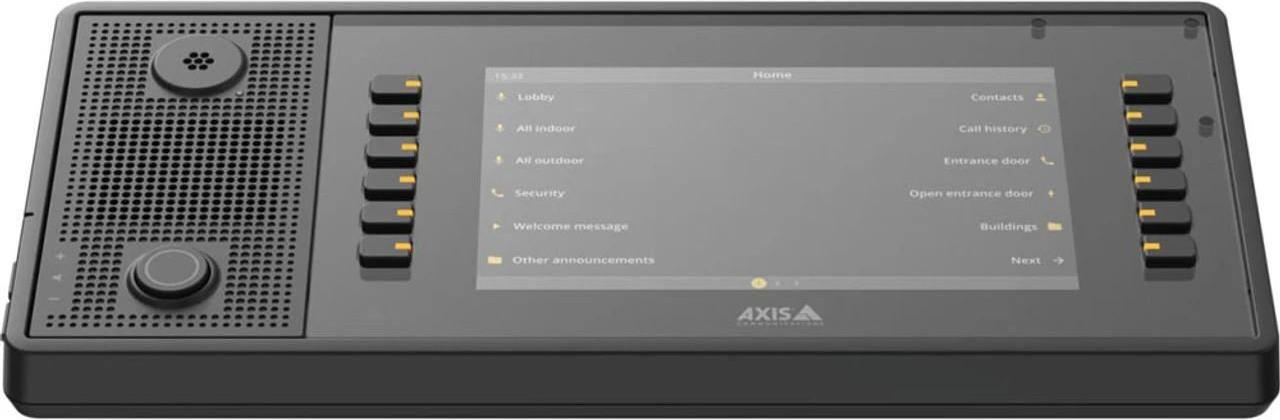 AXIS C6110 - Dispatch-Konsole - SIP, RTP, SIP over TLS, SIPS - Schwarz (02709-001)
