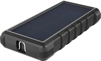 Sandberg Outdoor Solar Powerbank 24000 - Solar-Powerbank - Li-Ion - 24000 mAh - 3 A - QC 3.0 - 3 Ausgabeanschlussstellen (USB, 24 pin USB-C) - auf Kabel: Micro-USB (420-38)