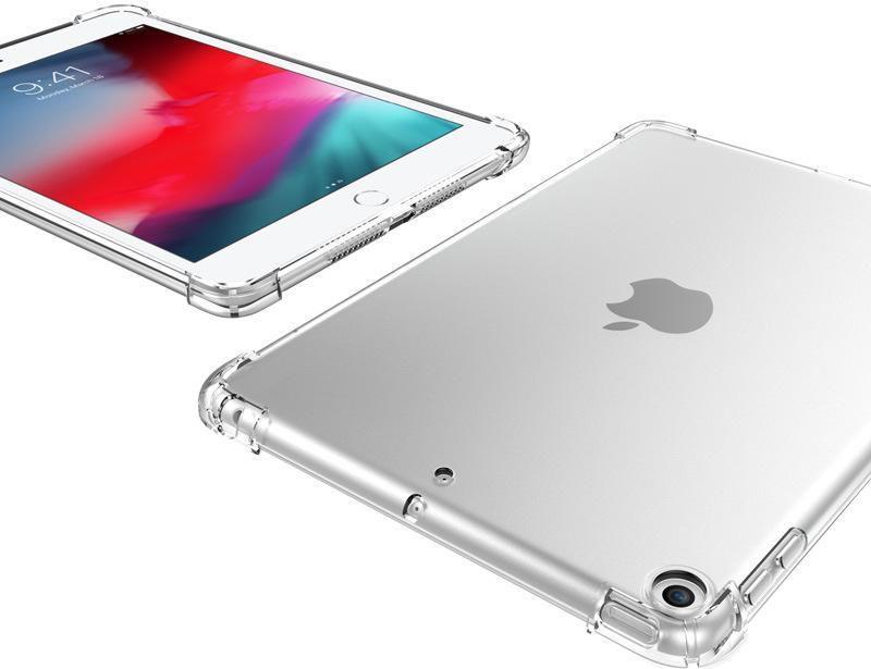 eSTUFF - Hintere Abdeckung für Tablet - Thermoplastisches Polyurethan (TPU) - klar - 9.7 - für Apple 9.7  iPad (5. Generation, 6. Generation), 9.7  iPad Pro, iPad Air 2