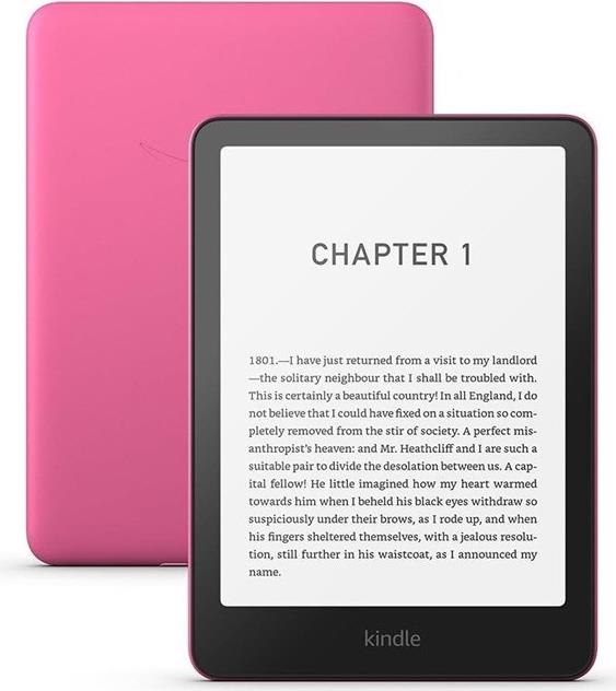 Amazon.com Amazon Kindle Paperwhite - 12. Generation - eBook-Reader - 16GB - 17,8 cm (7) einfarbig Paperwhite - Touchscreen - Bluetooth, Wi-Fi - himbeerfarben - mit Werbung (B0CFPR32B1)