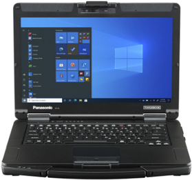 Panasonic Toughbook 55 - Robust - 180°-Scharnierdesign - Intel Core i5 1145G7 / 2,6 GHz - vPro - Win 10 Pro 64-Bit - Intel Iris Xe Grafikkarte - 8GB RAM - 256GB SSD TCG Opal Encryption - 35,6 cm (14) IPS 1366 x 768 (HD) - Wi-Fi 5 (FZ-55FZ0A3M4)