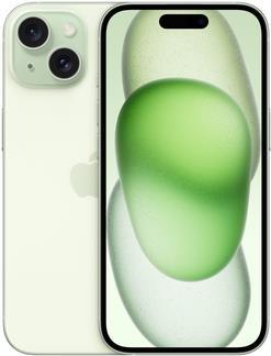 Apple iPhone 15 - 5G Smartphone - Dual-SIM / Interner Speicher 512GB - OLED-Display - 6,1 - 2556 x 1179 Pixel - 2 x Rückkamera 48 MP, 12 MP - front camera 12 MP - grün (MTPH3ZD/A)
