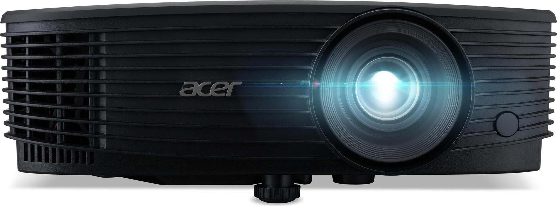 Acer X1329WHP. Projektorhelligkeit: 4800 ANSI Lumen, Projektionstechnologie: DLP, native Auflösung des Projektors: WXGA (1280x800). Typ der Lichtquelle: Lampe, Lampenleistung: 210 W. Analoges Signalformatsystem: NTSC, PAL, SECAM, Unterstützte Grafik-Auflö
