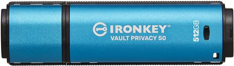 Kingston IronKey Vault Privacy 50 Series - USB-Flash-Laufwerk - 512GB - USB 3,2 Gen 1 (IKVP50/512GB)