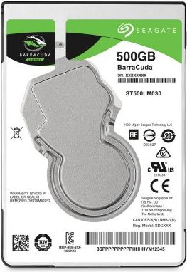 Seagate Guardian BarraCuda ST500LM030 - Festplatte - 500 GB - intern - 2.5 (6.4 cm) - SATA 6Gb/s - 5400 U/min - Puffer: 128 MB