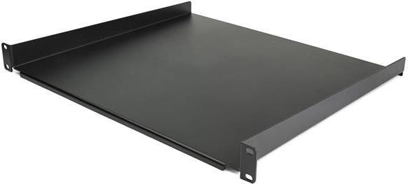 StarTech.com CABSHELF116 Serverschrank Fachboden (1 HE, 40,60cm (16) tief, 1HE Server-Rack-Regal für 48,30cm (19) -Netzwerkgeräte) - Rack - Regal - Schwarz - 1U - 40.6 cm (16)