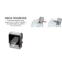 trodat Textstempelautomat Printy 4.0 4912, schwarz Lieferung mit Gutschein zur Anfertigung einer individuellen (44085)