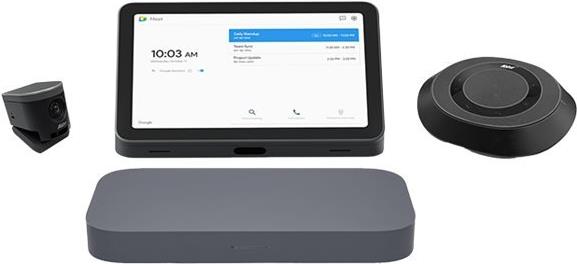 ASUS Google Meet GQE20A - Small/Medium Room Kit - Kit für Videokonferenzen (ePTZ UHD Camera, Freisprechgerät, Touchscreen-Konsole) (90MS02U2-M00030)
