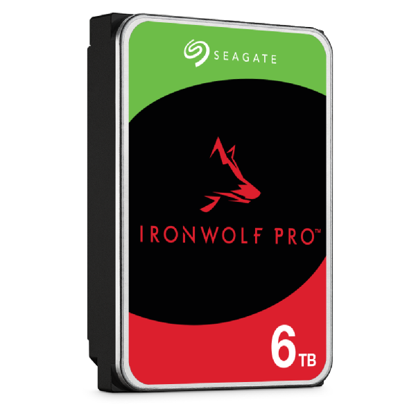 Seagate IronWolf Pro ST6000NT001 - Festplatte - 6TB - intern - 3.5 (8,9 cm) - SATA 6Gb/s - 7200 U/min - Puffer: 256MB - mit 3 Jahre Seagate Rescue Datenwiederherstellung (ST6000NT001)