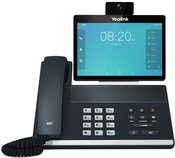 Yealink VP59 - IP-Videotelefon - mit Digitalkamera, Bluetooth-Schnittstelle mit Rufnummernanzeige - IEEE 802,11a/b/g/n/ac (Wi-Fi) / Bluetooth 4,2 - fünfwegig Anruffunktion - SIP, SIP v2, SRTP - Classic Gray (1303050)
