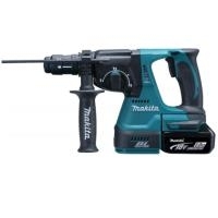 Makita DHR243RTJ - Bohrhammer - schnurlos - 3 Modi - SDS-plus - 2 Joules - 2 Akkus - 18 V