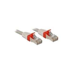 Lindy - Patch-Kabel - RJ-45 (M) - RJ-45 (M) - 5,0m - SSTP-Kabel - CAT 6a - gepresst, verseilt, halogenfrei - Grau (45355)