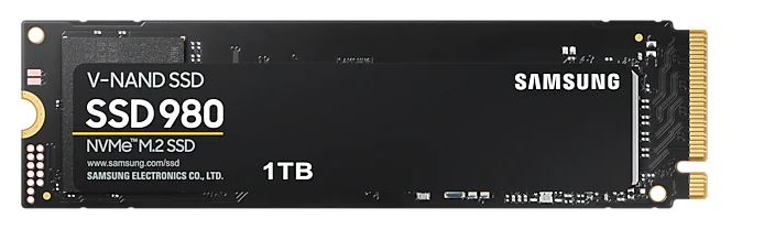 Samsung 980 PCIe® 3.0 NVMe M.2 SSD - 1 TB (bis zu 2.900 MB/s) (2280) Internes Solid State Drive (SSD) (MZ-V8V1T0BW)