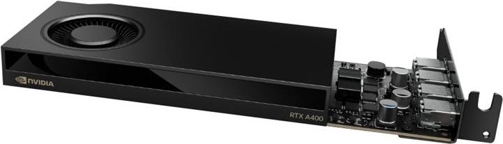 NVIDIA RTX A400 - Grafikkarten - RTX A400 - 4GB GDDR6 - PCIe 4,0 x8 Low-Profile - 4 x Mini DisplayPort (900-5G172-2560-000)