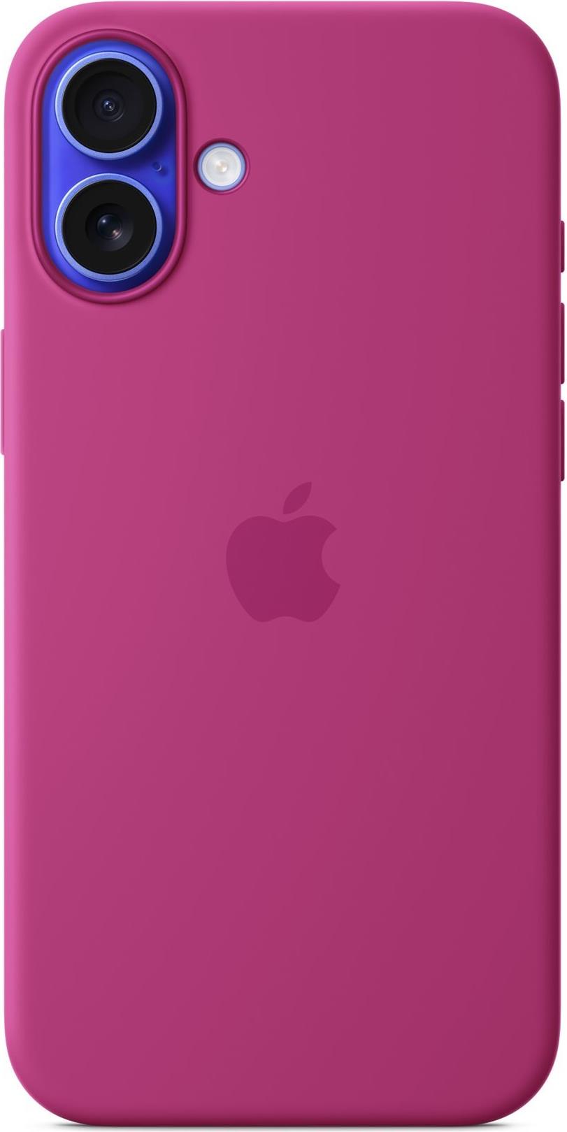 Apple - Hintere Abdeckung für Mobiltelefon - kompatibel mit MagSafe - Silikon - magentafarben - für iPhone 16 Plus (MYYE3ZM/A)