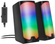 SPEEDLINK Lautsprecher TONOS RGB Stereo schwarz retail - Lautsprecher - 20 KHz (SL-810009-BK)