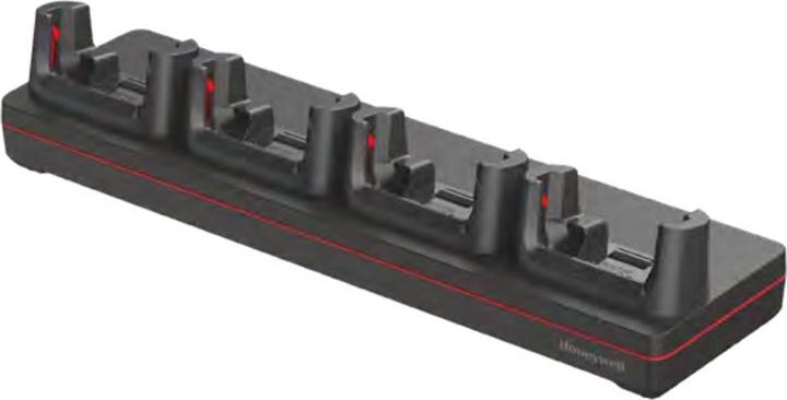 HONEYWELL CT32 Booted Quad Bay Charging Base, Quad bay charging base for charging up to 4 booted CT32 terminals. Kit contains quad bay charging base,power supply, no power cord. Compatible with CT32 scan handle. (CT32-CB-UVB-0)