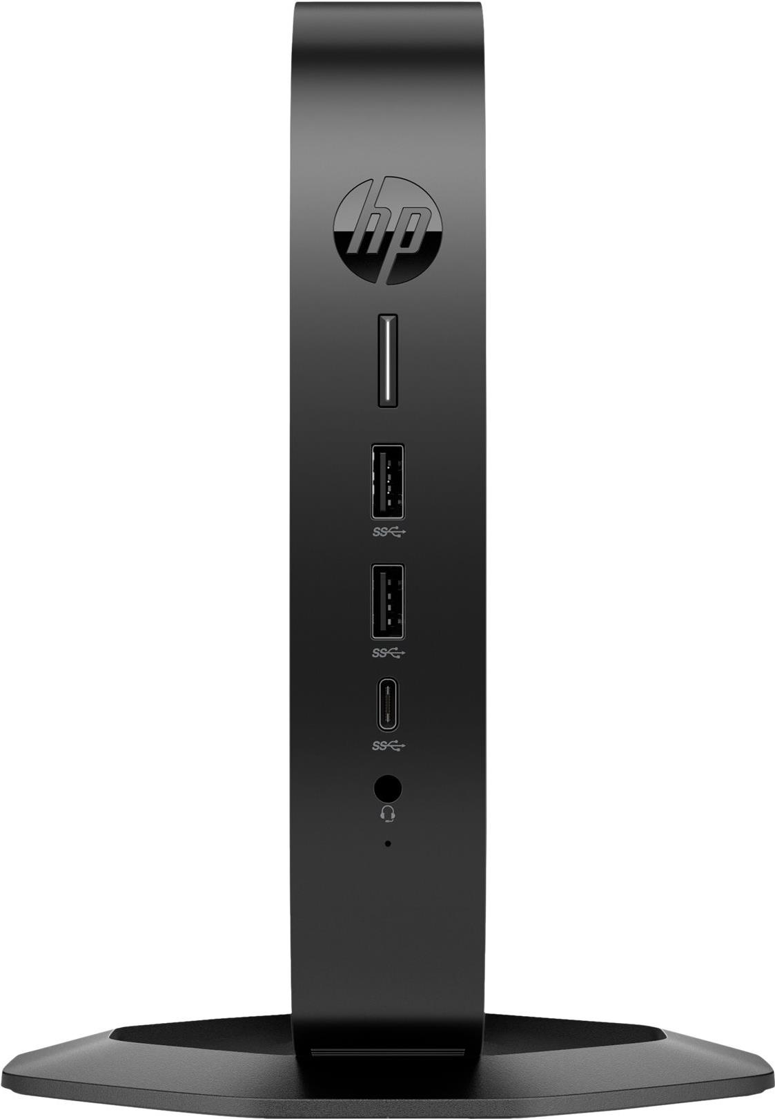 HP Elite t655 - Thin Client - SFF - 1 x Ryzen Embedded R2314 - RAM 8GB - Flash 32GB - eMMC - Radeon Graphics - 1GbE, Bluetooth 5,2, Wi-Fi 6 - WLAN: 802,11a/b/g/n/ac/ax, Bluetooth 5,2 - IGEL OS - Monitor: keiner - Tastatur: Deutsch (5H0V6EA#ABD)