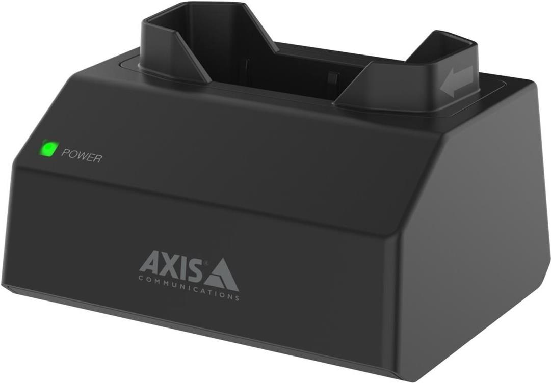 Axis W700 Mk II - Station zum Laden und Synchronisieren - 1 Schacht + AC-Netzteil - 15 Watt (Steckverbinder für Bodycam) - schwarz NCS S 9000-N - Europa - für AXIS W101, W101 Body Worn Camera, W102, W102 Body Worn Camera, W120, W800 (02969-002)