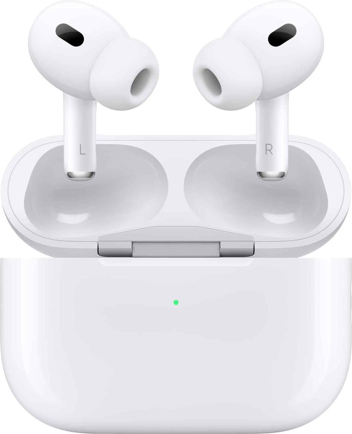 Apple AirPods Pro - 2. Generation - True Wireless-Kopfhörer mit Mikrofon - im Ohr - Bluetooth - aktive Rauschunterdrückung (MTJV3ZM/A) - Sonderposten