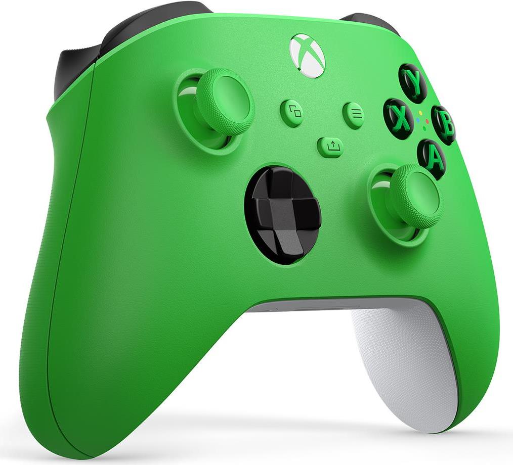 Microsoft Xbox Wireless Controller - Game Pad - kabellos - Bluetooth - Velocity Green - für PC, Microsoft Xbox One, Android, Microsoft Xbox Series S, Microsoft Xbox Series X, iOS (QAU-00091)
