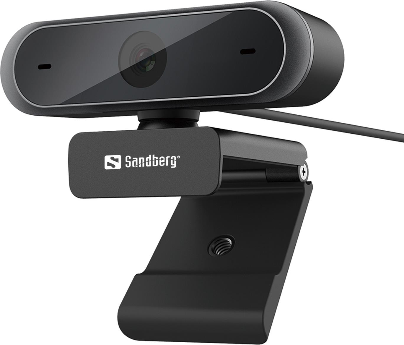 Sandberg USB Webcam Pro - 2 MP - 1920 x 1080 Pixel - 30 fps - 1920x1080@30fps - 1080p - 80° (133-95)