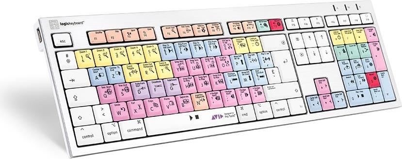 Logickeyboard LKB-PT-CWMU-FR. Tastatur Formfaktor: Standard. Tastatur-Stil: Gerade. Übertragungstechnik: Verkabelt, Geräteschnittstelle: USB, Tastatur-Schlüsselschalter: Mechanischer Switch, Tastaturaufbau: AZERTY. Kabellänge: 1,5 m. USB-Hub, Empfohlene B