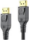 PureLink - Active DisplayPort 1.4 Kabel - PureInstall 15,00m PureLink® - PureInstall Active Serie. Zertifiziertes DisplayPort Kabel mit 24 kt. vergoldeten Präzisions-Steckkontakten. Version 1.4 mit HBR3 und 8K Unterstützung. DisplayPort Stecker auf Displa
