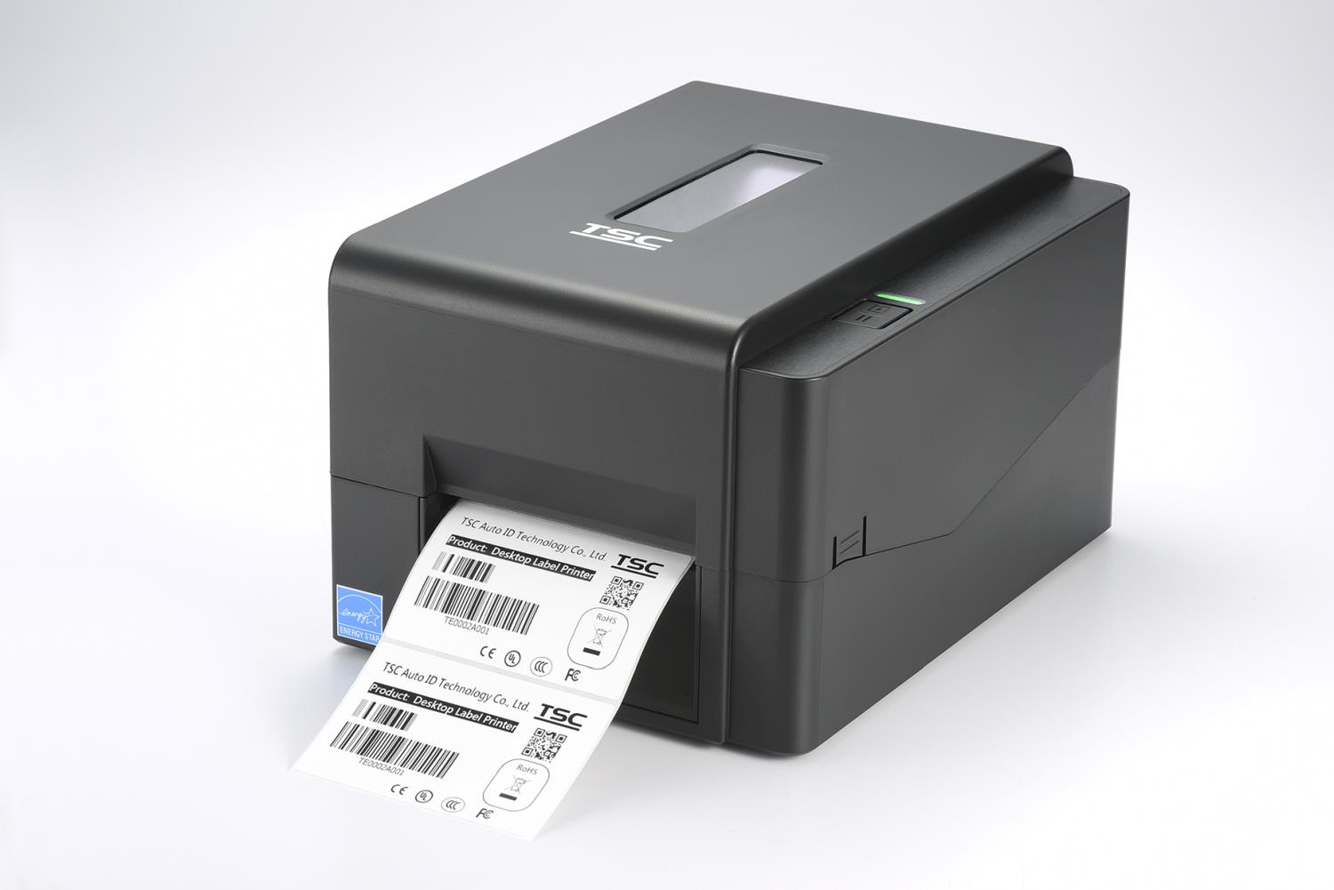 TSC TE210, 8 Punkte/mm (203dpi), RTC, TSPL-EZ, USB, USB-Host, RS232, Ethernet Etikettendrucker, Desktopdrucker, Thermotransfer, 8 Punkte/mm (203dpi), Medienbreite (max): 112mm, Druckbreite (max.): 108mm, Rollendurchmesser (max.): 127mm, Geschwindigkeit (m