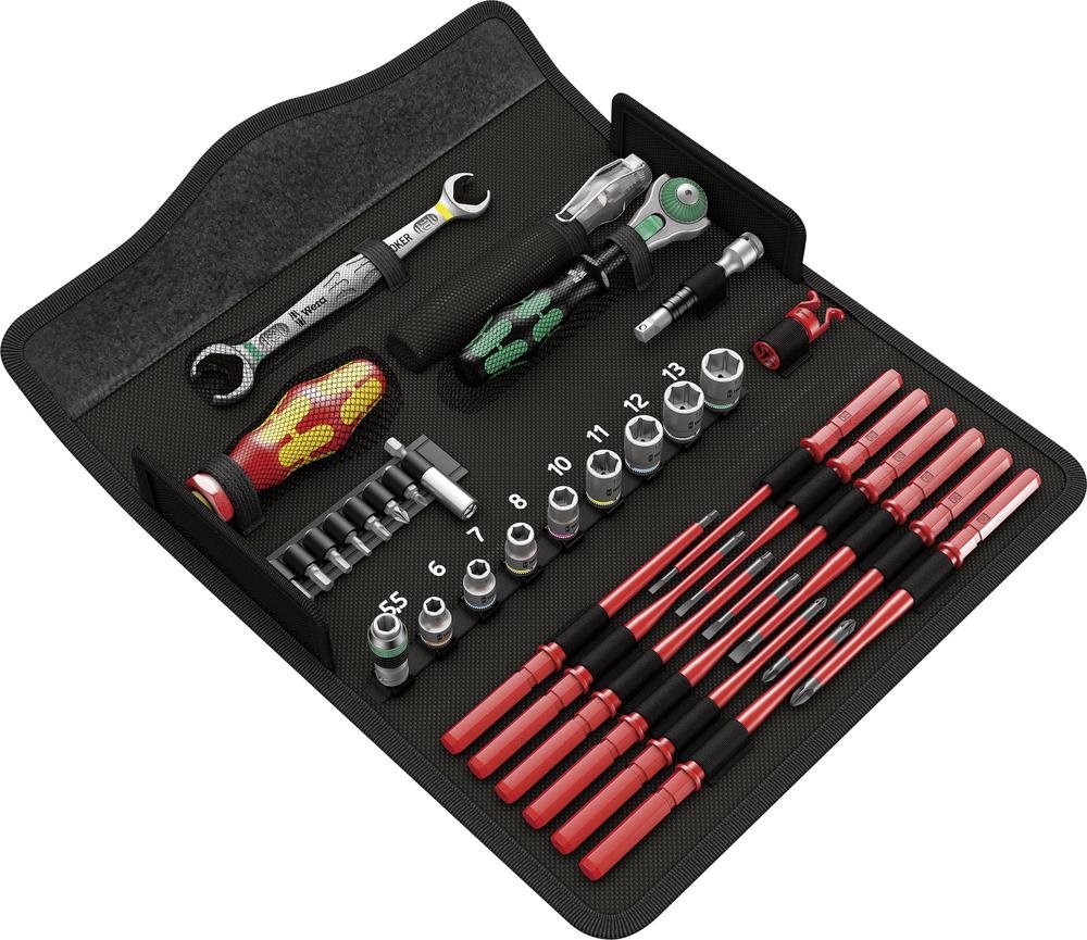 Wera Kraftform Kompakt W 1 - Werkzeugset - 35 Stücke - isoliert - in Box (05135926001)