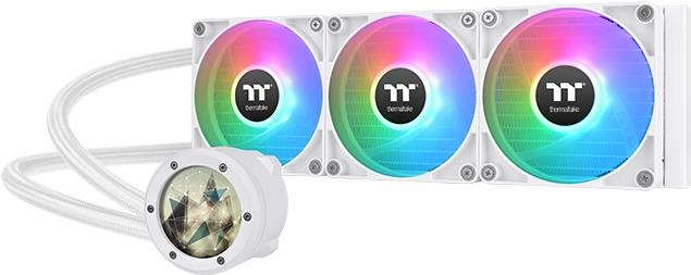 Thermaltake TH360 V2 Ultra ARGB Sync - Snow Edition - Prozessor-Flüssigkeitskühlsystem - Kühlergröße: 360 mm - (für: LGA1156, AM2, AM2+, AM3, LGA1155, AM3+, LGA2011, FM1, FM2, LGA1150, LGA2011-3, LGA1151, AM4, LGA2066, LGA1200, LGA1700, AM5) - Kupfer - 12