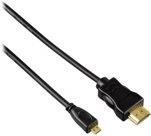 Hama High Speed HDMI Cable - HDMI-Kabel - HDMI männlich zu mikro HDMI männlich - 2,0m - abgeschirmt - Schwarz (74240)
