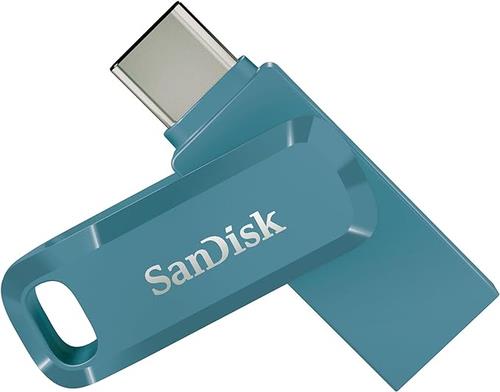 SanDisk Ultra Dual Drive Go - USB-Flash-Laufwerk - 256GB - USB 3,2 Gen 1 / USB-C - Navagio Bay (SDDDC3-256G-G46NBB)