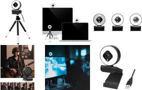 LogiLink UA0384 Webcam LL1 Stream, USB 2.0, HD 1920x1080, 76 degree, black (UA0384)