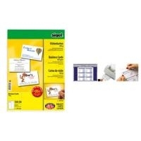 Sigel - Mikroperforierte Visitenkarten - hochweiß - 85 x 55 mm - 185 g/m2 - 600 Karte(n) (60 Bogen x 10) (DP930)