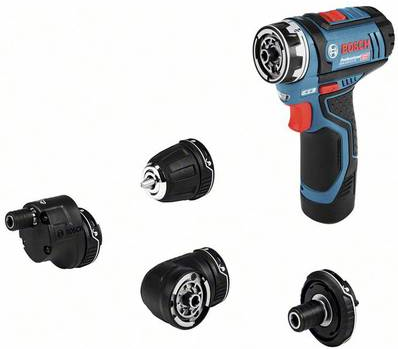 Bosch GSR 12V-35 FC Professional - Bohrer/Schrauber - schnurlos - 2 Geschwindigkeiten 10 mm - 35 N·m - 2 Akkus - 12 V (06019H3000)
