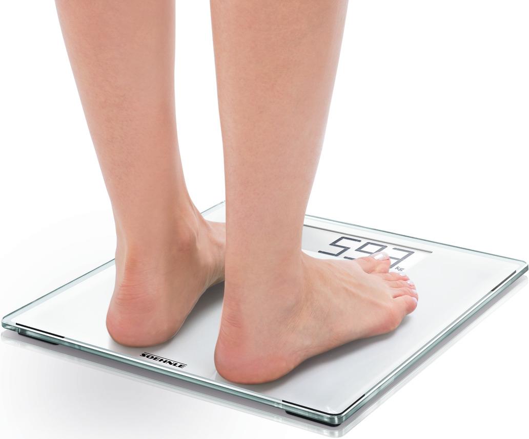 Soehnle Style Sense Comfort 100 Elektronische Personenwaage Rechteck Weiß (STYLE SENSE COMFORT 100)
