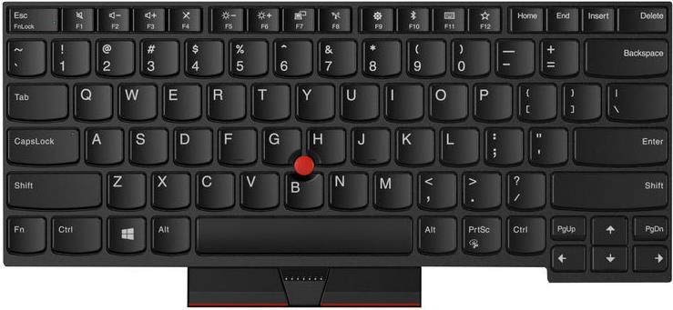 Lenovo 01HX419 - Tastatur - US Englisch - Tastatur mit Hintergrundbeleuchtung - Lenovo - Thinkpad T480 (01HX419)