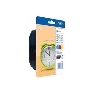 Brother LC125XL Rainbow Pack - 3er-Pack - Super High Yield - Gelb, Cyan, Magenta - Original - Blister mit akustischem/elektromagnetischem Alarm - Tintenpatrone - für DCP J4110DW, MFC J4410DW, J4510DW, J6520DW, J6720DW, J6920DW (LC-125XLRBWBPDR)