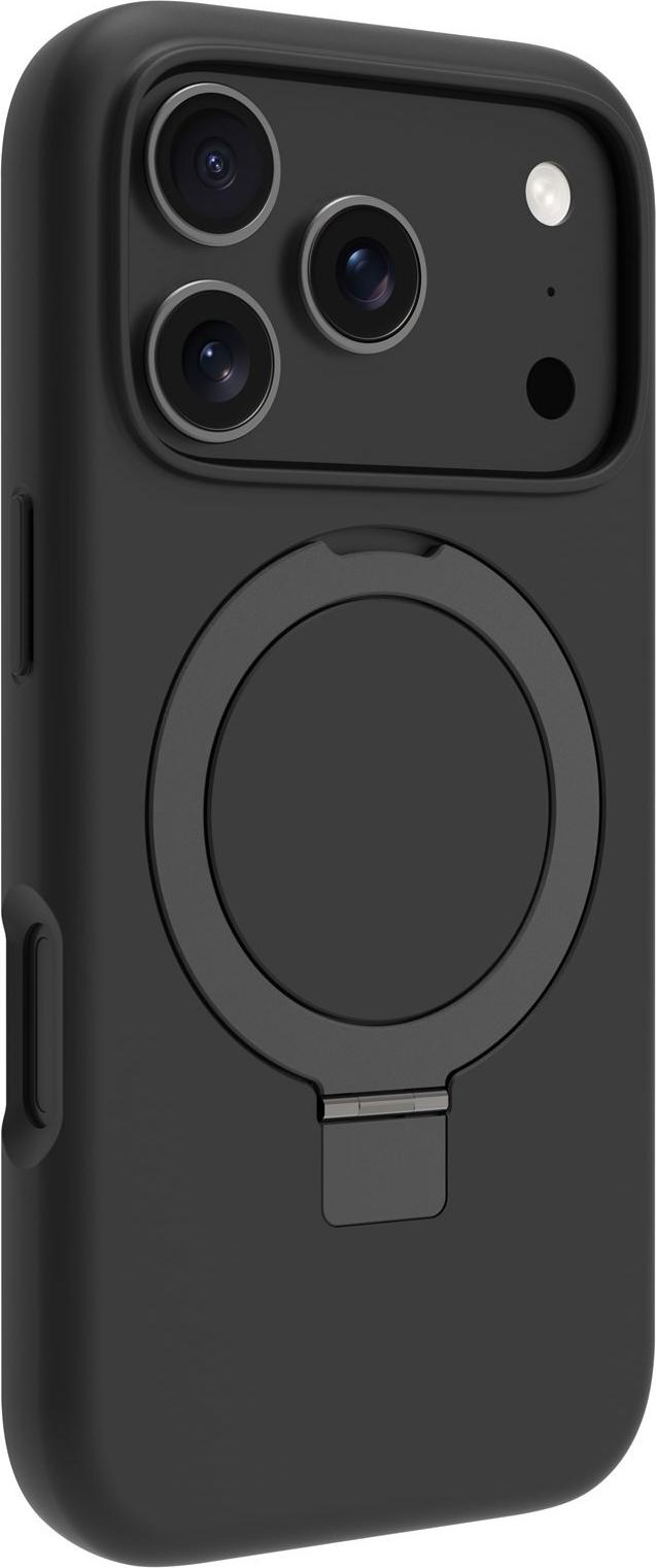 dbramante1928 Iceland Ultra - Hintere Abdeckung für Mobiltelefon - widerstandsfähig - Ständer - MagSafe-Kompatibilität - D3O, Kunststoff - Schwarz - für Apple iPhone 17 Pro (IUK3CL006713)