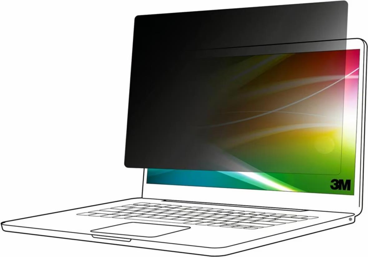 3M Bright Screen Privacy Filter - Blickschutzfilter für Notebook (horizontal) - 35.6 cm (14) - für HP ProBook x360 435 G8 Notebook (7100312006)